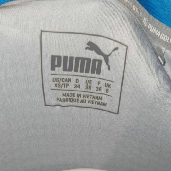 PUMA Golf Dry Cell 1/4 Button Polo Women's Size XS - Picture 4 of 4